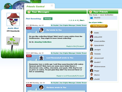 Example of Friend's Central