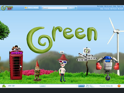 Example of virtual world