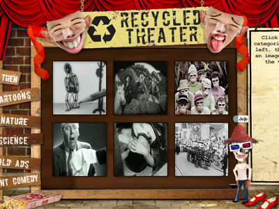 Example of visiting the virtual movie theater