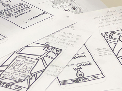 Wireframes, mockups, and prototypes