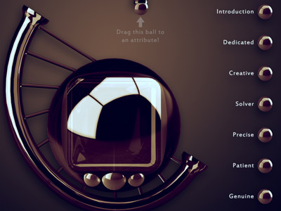 Example of the custom made video gallery