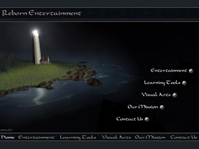 Screenshot of main page